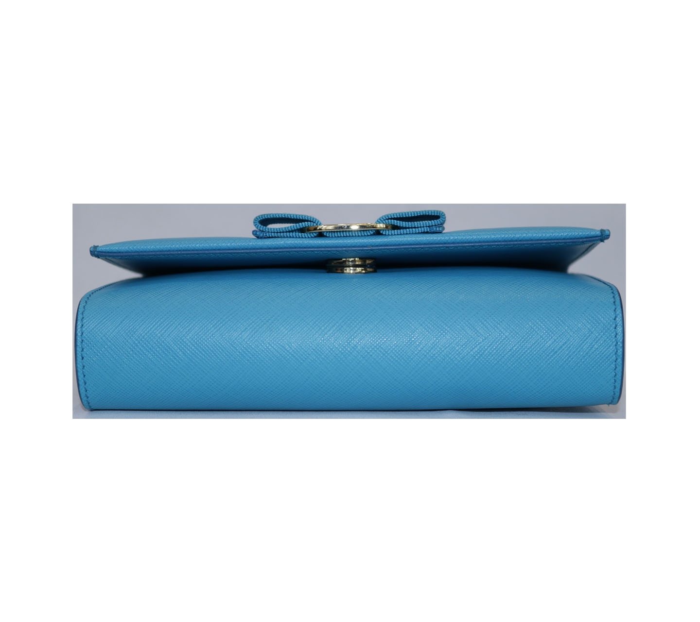 Salvatore Ferragamo Blue Clutch