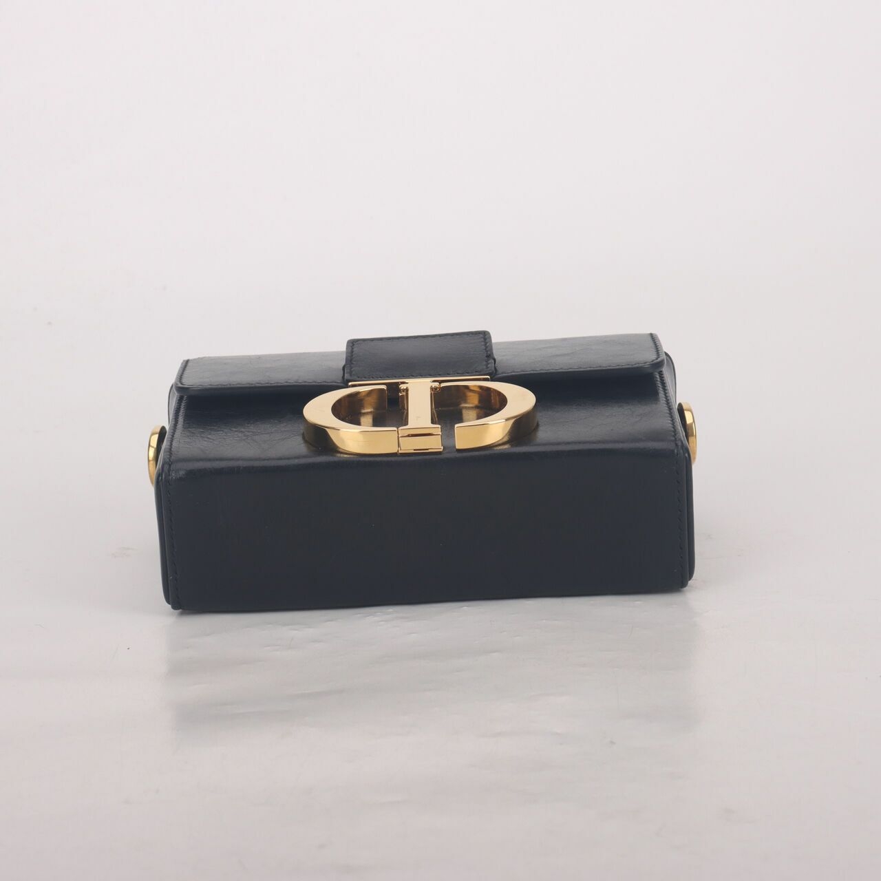 Christian Dior 30 Montaigne Mini Black Calfskin Sling Bag