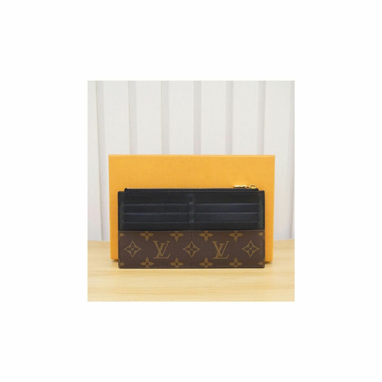 Louis Vuitton Slim Purse Monogram Noir Wallet