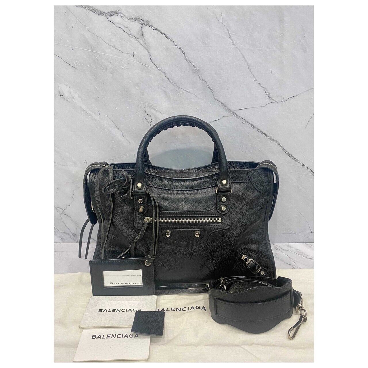 Balenciaga Small Classic Black SHW 2017 Satchel Bag