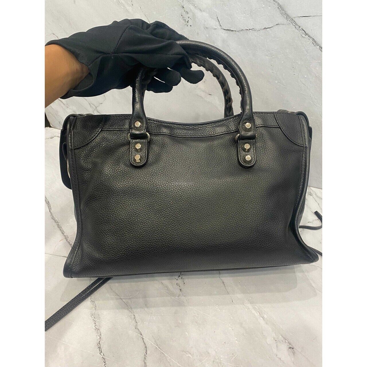 Balenciaga Small Classic Black SHW 2017 Satchel Bag