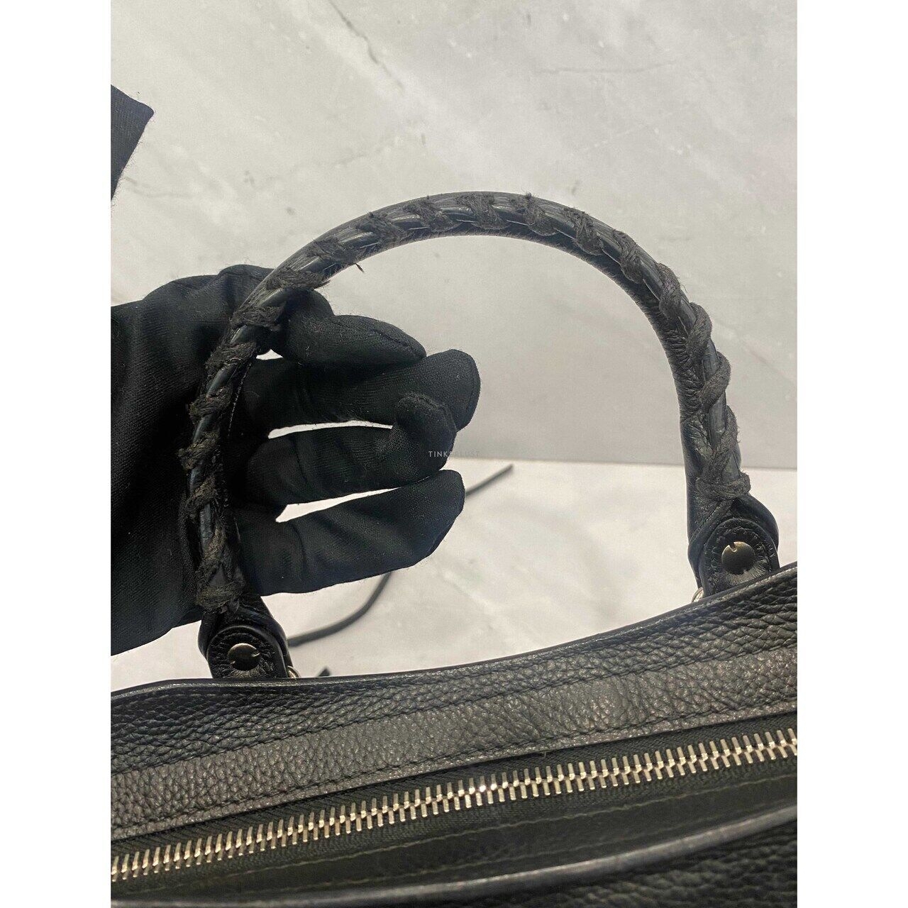 Balenciaga Small Classic Black SHW 2017 Satchel Bag