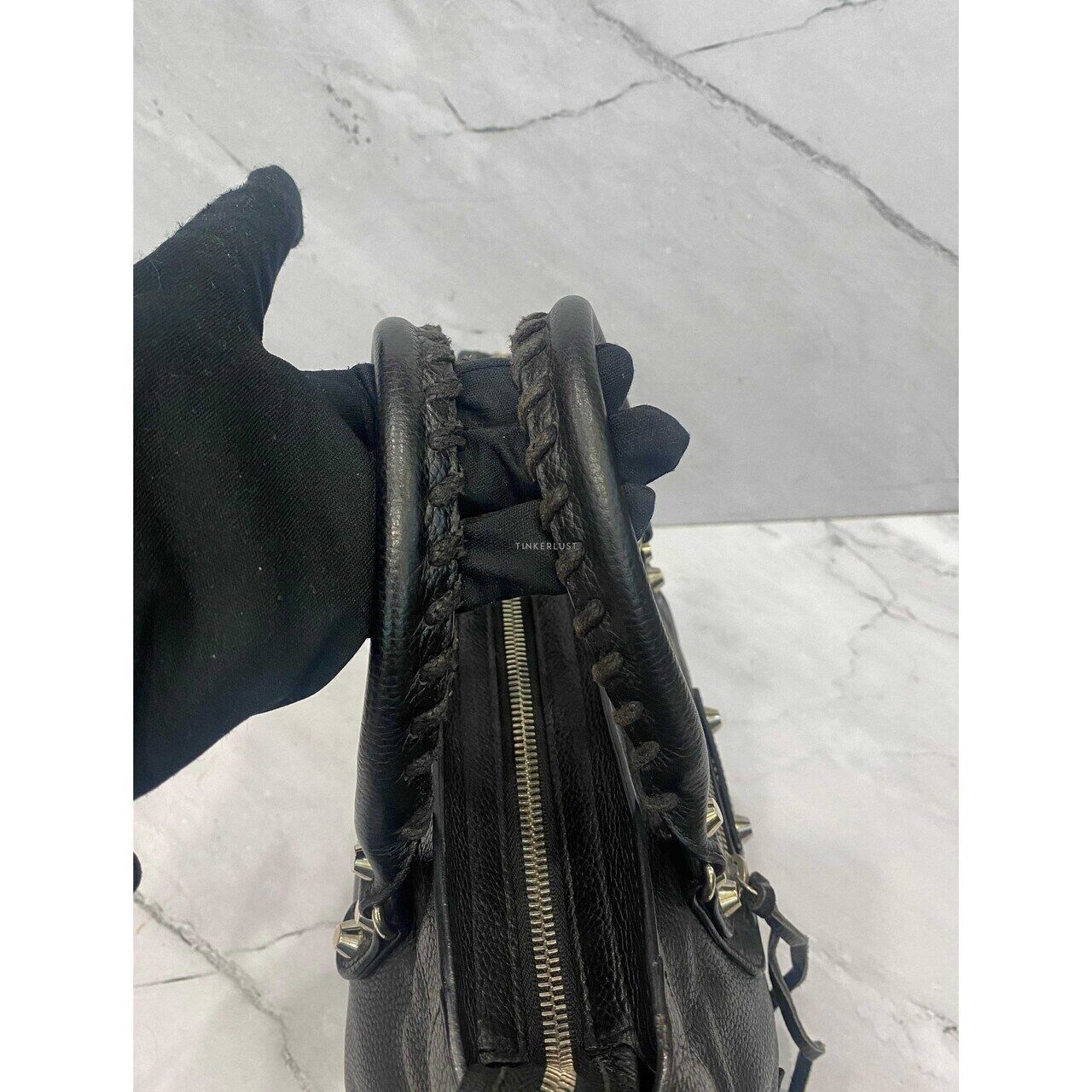 Balenciaga Small Classic Black SHW 2017 Satchel Bag