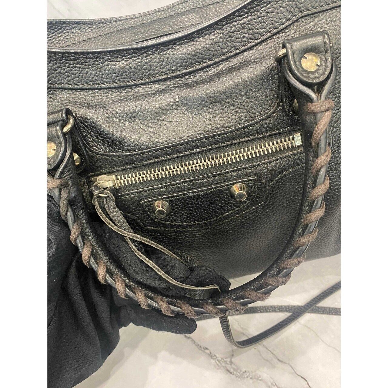 Balenciaga Small Classic Black SHW 2017 Satchel Bag