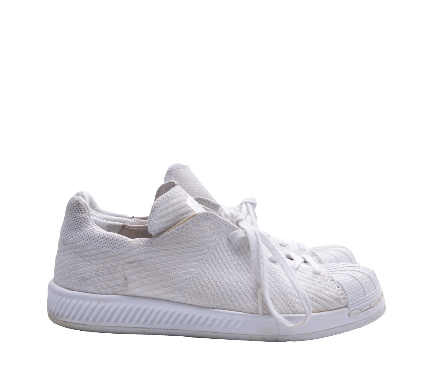 Adidas Superstar Primeknit White Sneakers