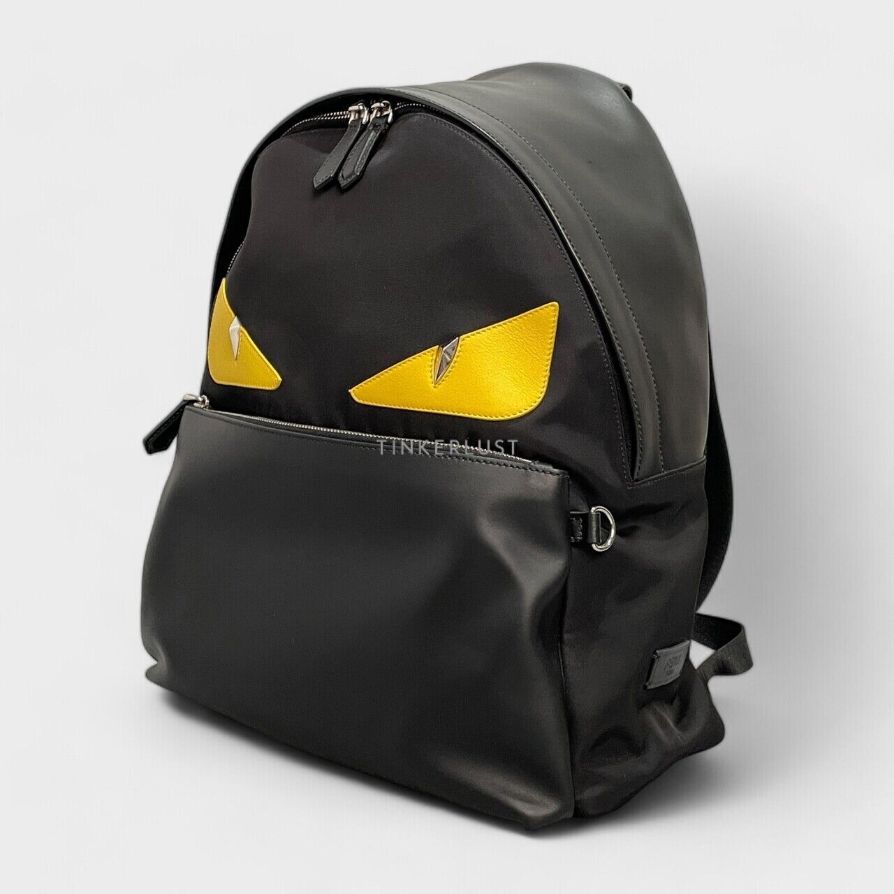 Fendi Monster Nylon Black Backpack