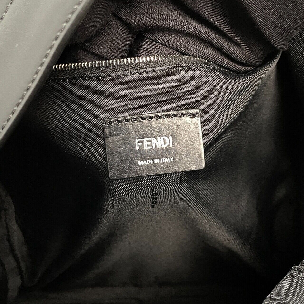 Fendi Monster Nylon Black Backpack