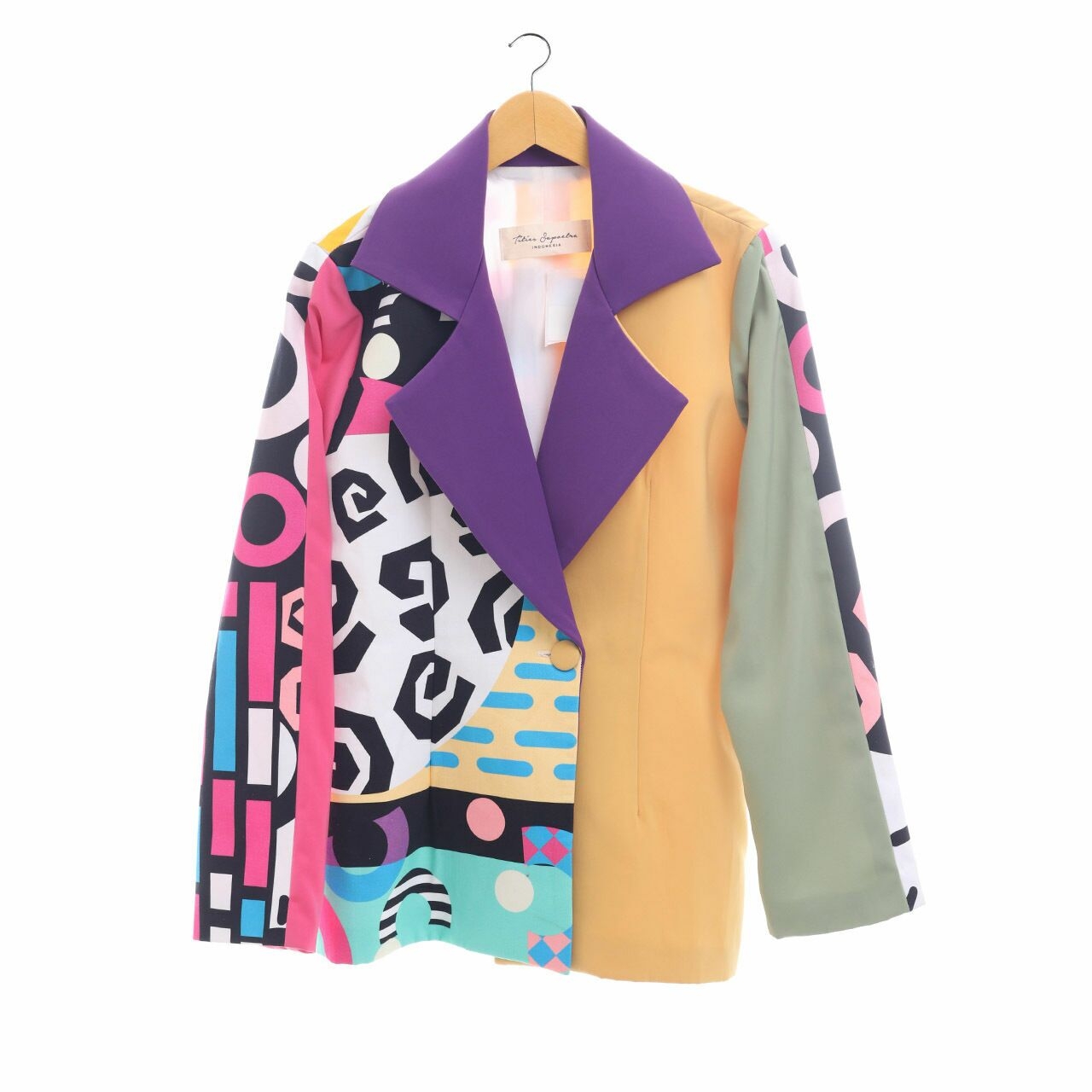 Tities Sapoetra Multicolor Printed Blazer