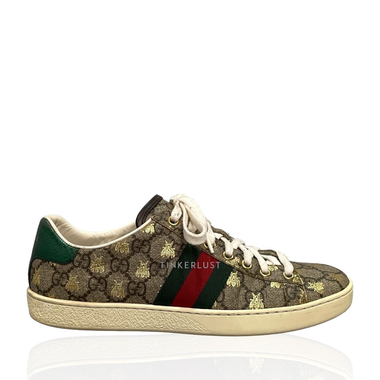 Gucci GG Supreme Ace Monogram Bees Ayers Web Multi Sneakers