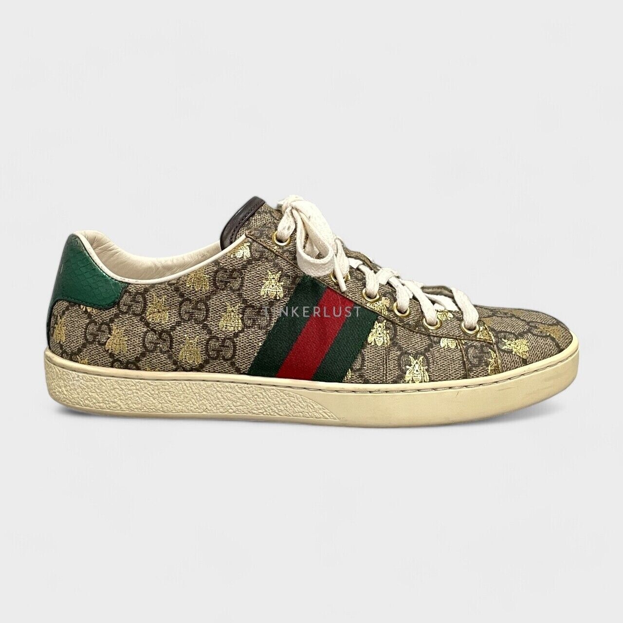 Gucci GG Supreme Ace Monogram Bees Ayers Web Multi Sneakers