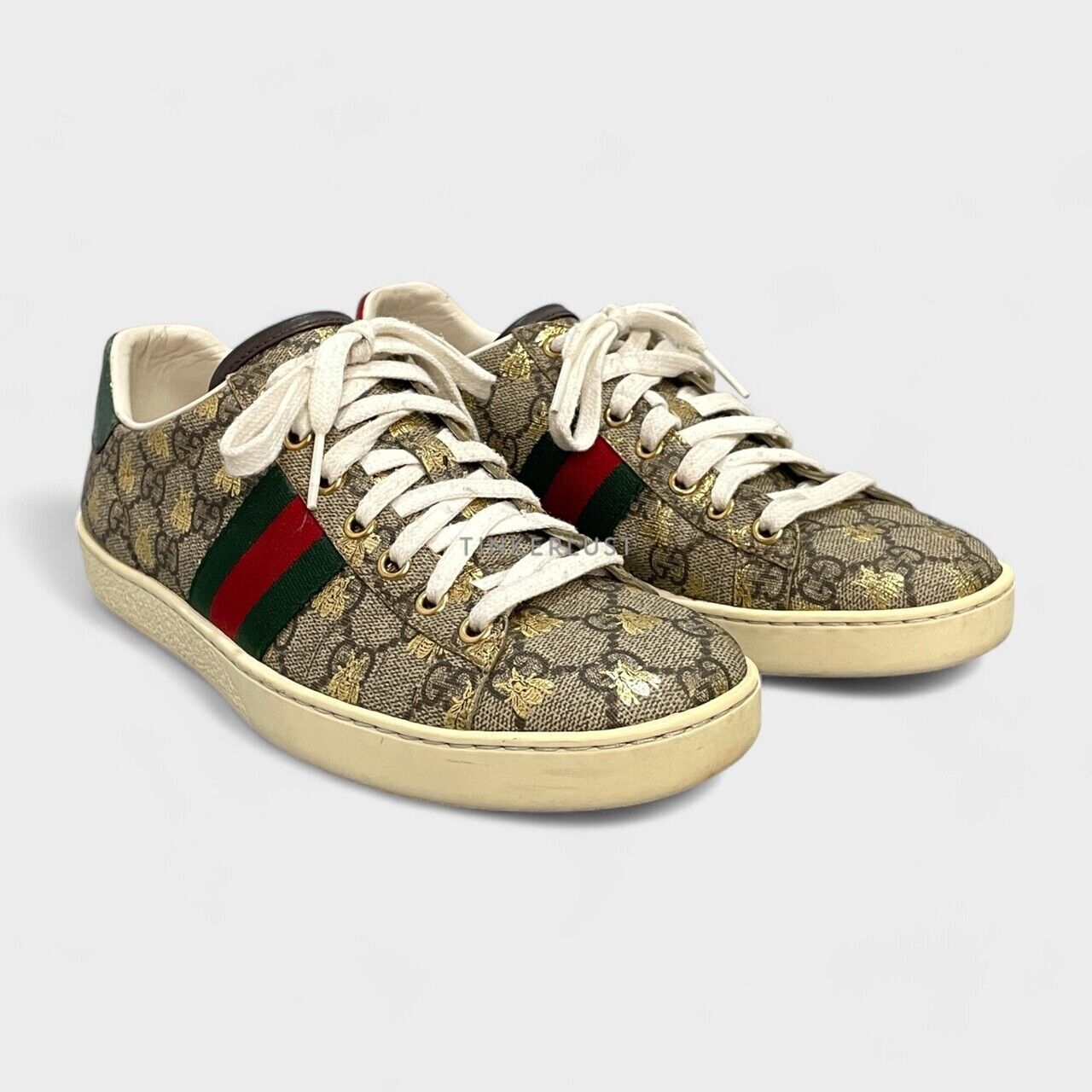 Gucci GG Supreme Ace Monogram Bees Ayers Web Multi Sneakers