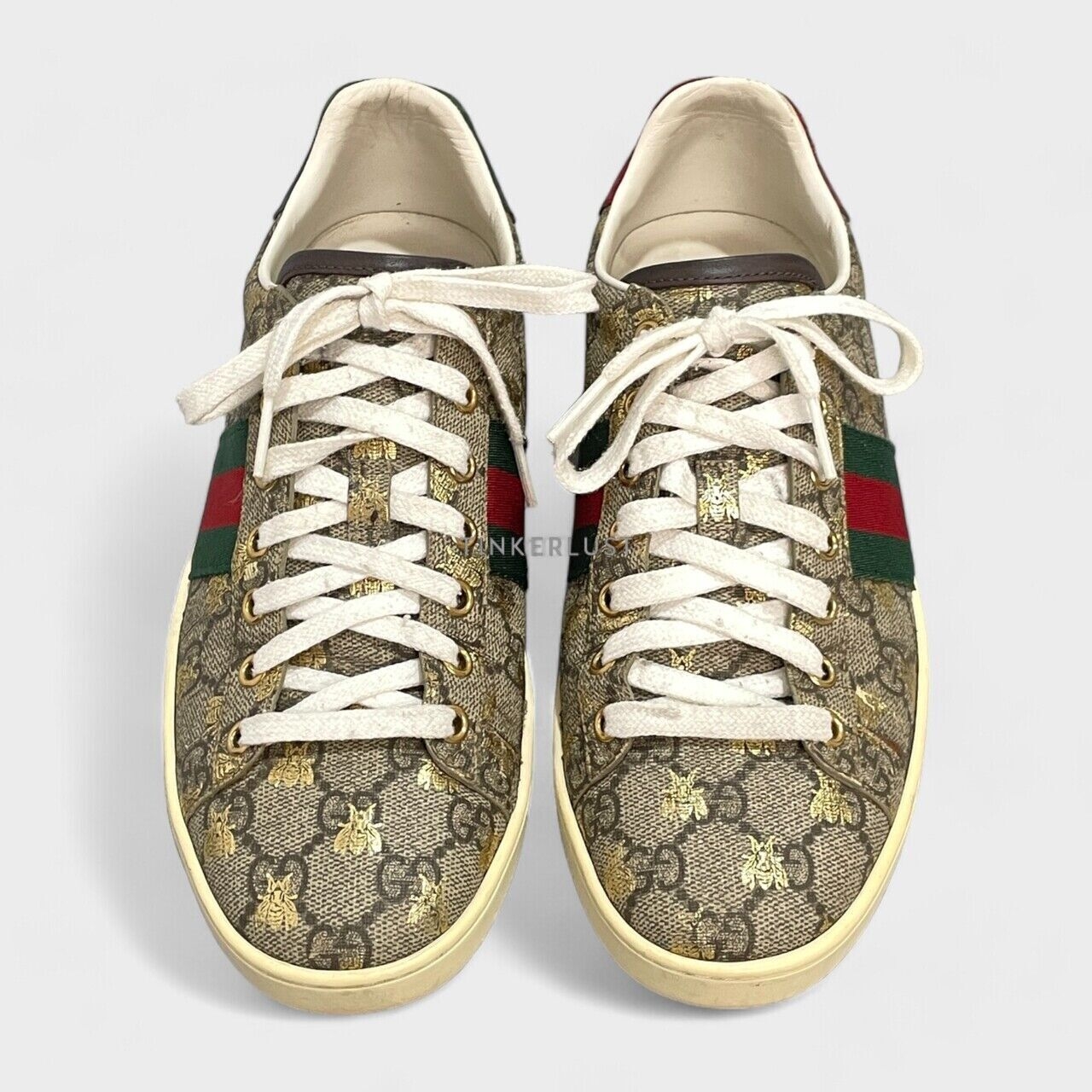 Gucci GG Supreme Ace Monogram Bees Ayers Web Multi Sneakers