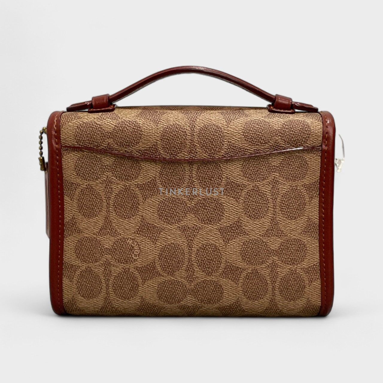 Coach C4204 Tan Rust Signature Sling Bag