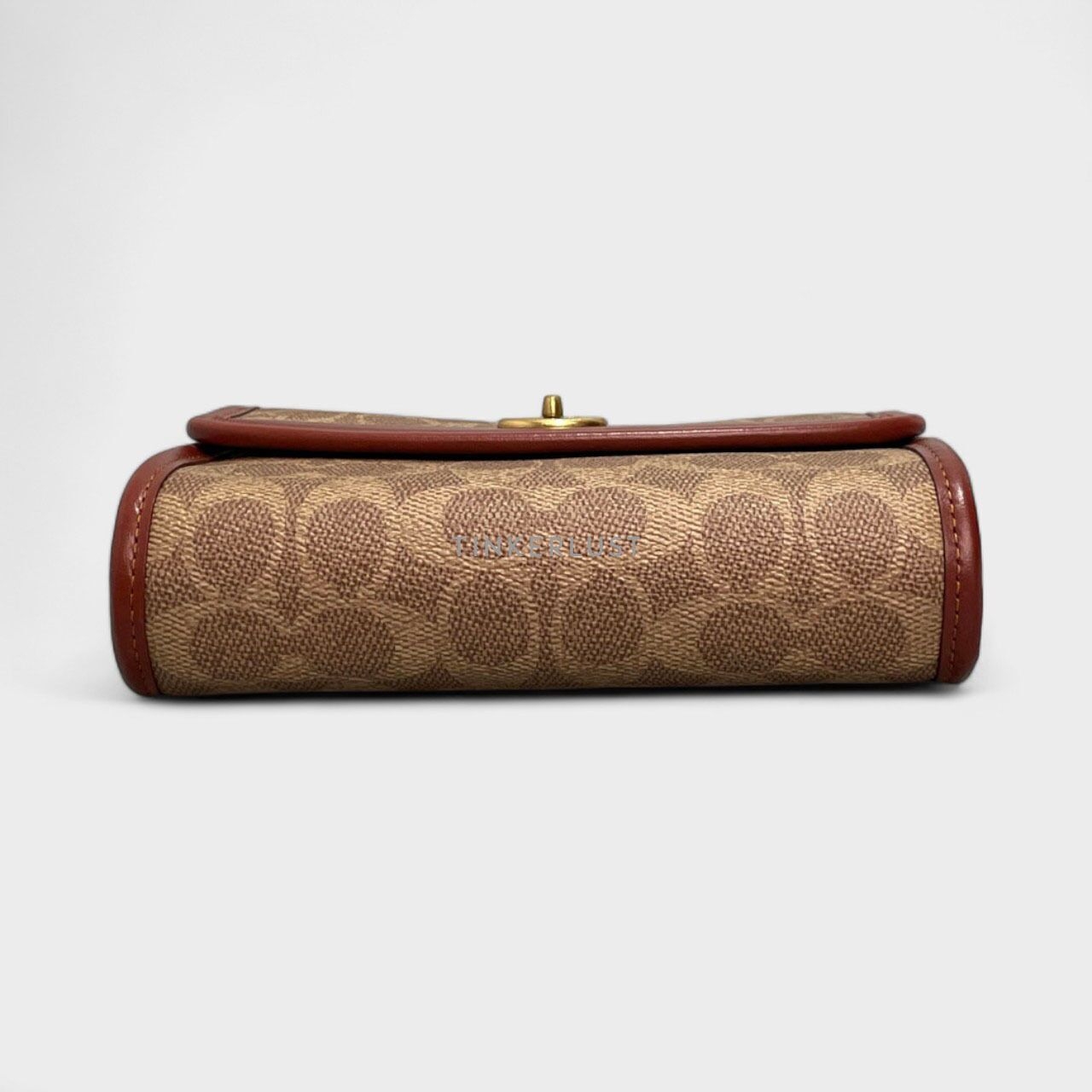 Coach C4204 Tan Rust Signature Sling Bag