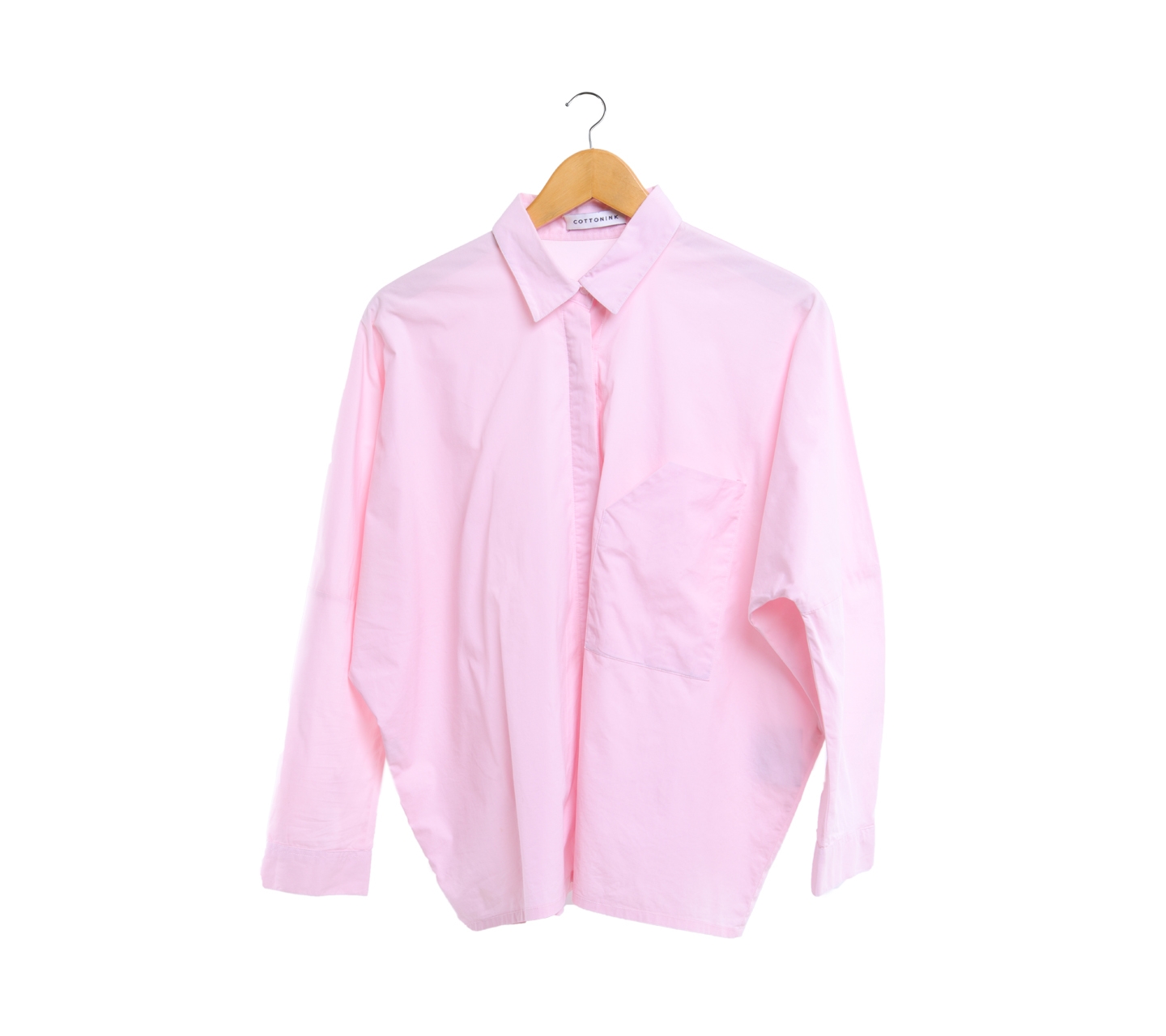 Cotton Ink Pink Dolman Sleeve Blouse