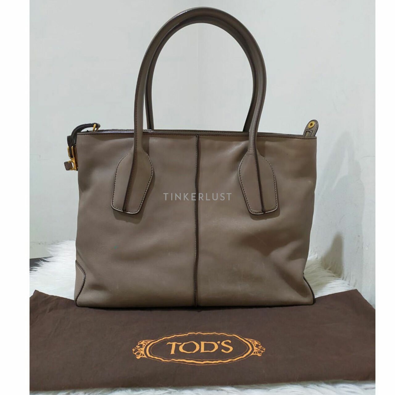 Tod's D Styling Grey Tote