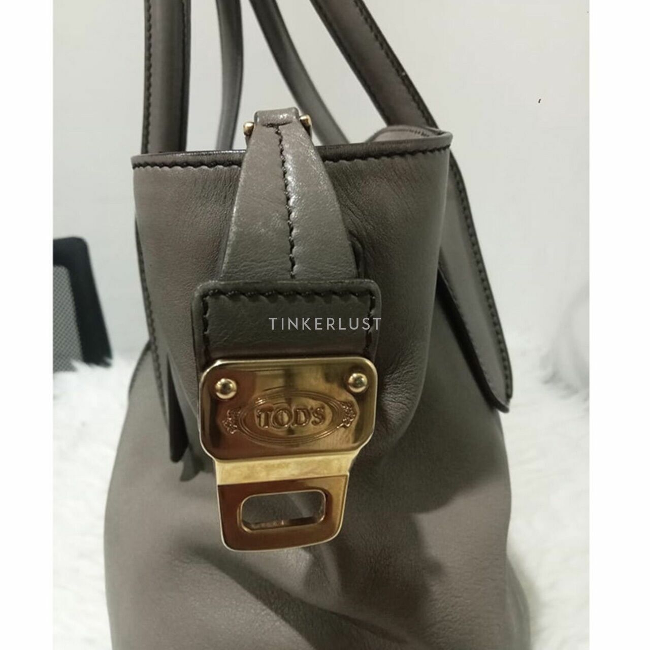 Tod's D Styling Grey Tote