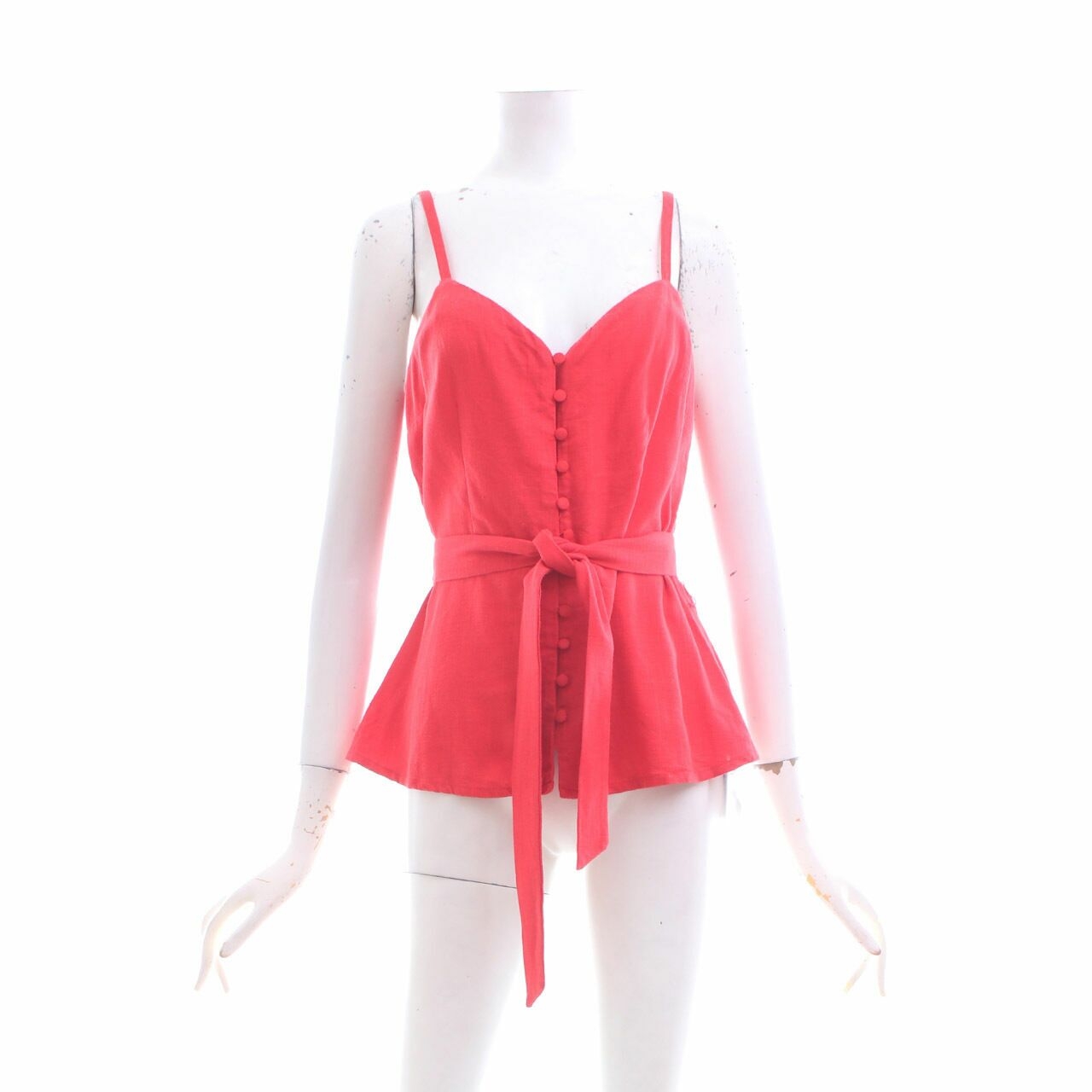 Oysho Red Sleeveless