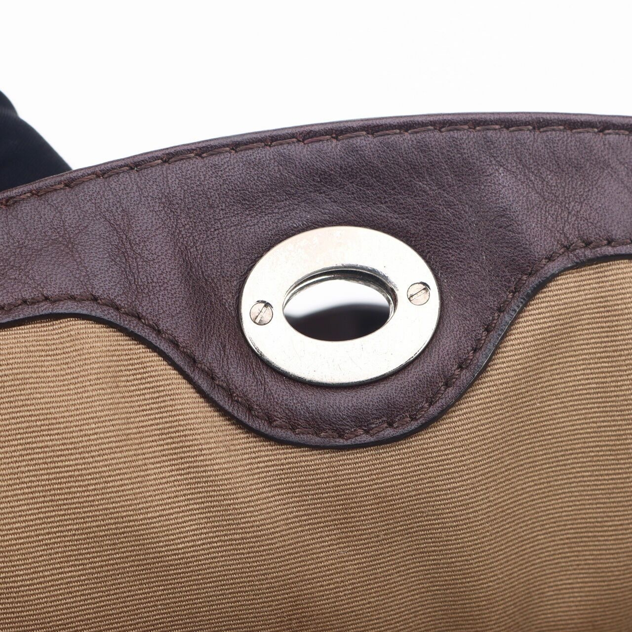 Coach Brown Canvas Shoulderbag