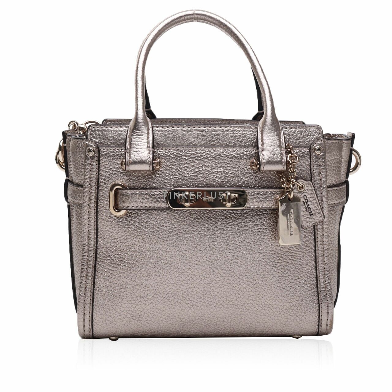 Coach Swagger 21 Platinum Satchel