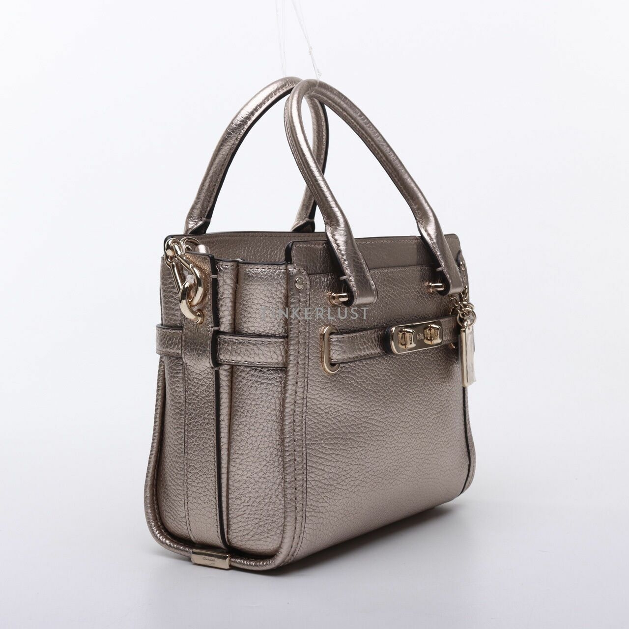 Coach Swagger 21 Platinum Satchel