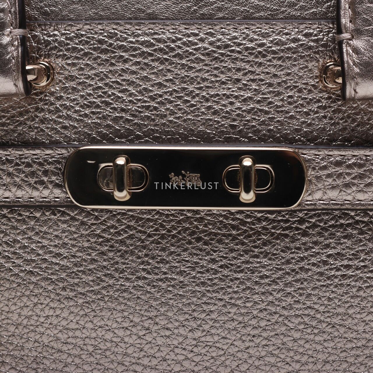 Coach Swagger 21 Platinum Satchel