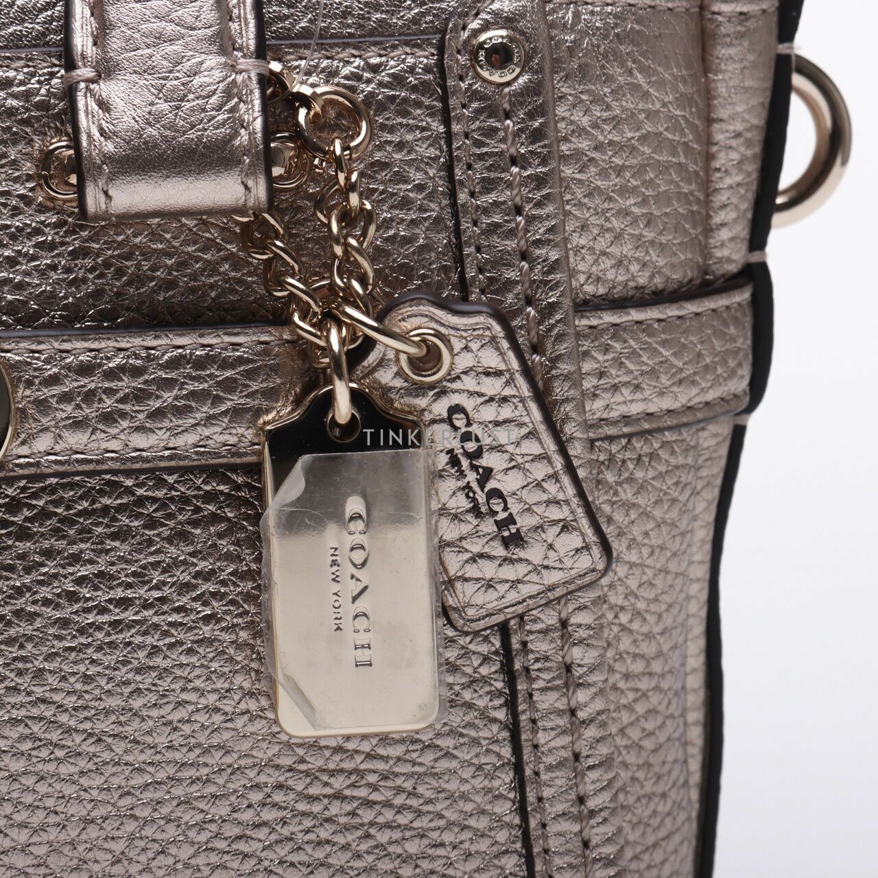 Coach Swagger 21 Platinum Satchel