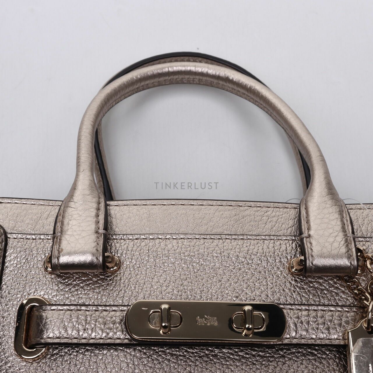 Coach Swagger 21 Platinum Satchel