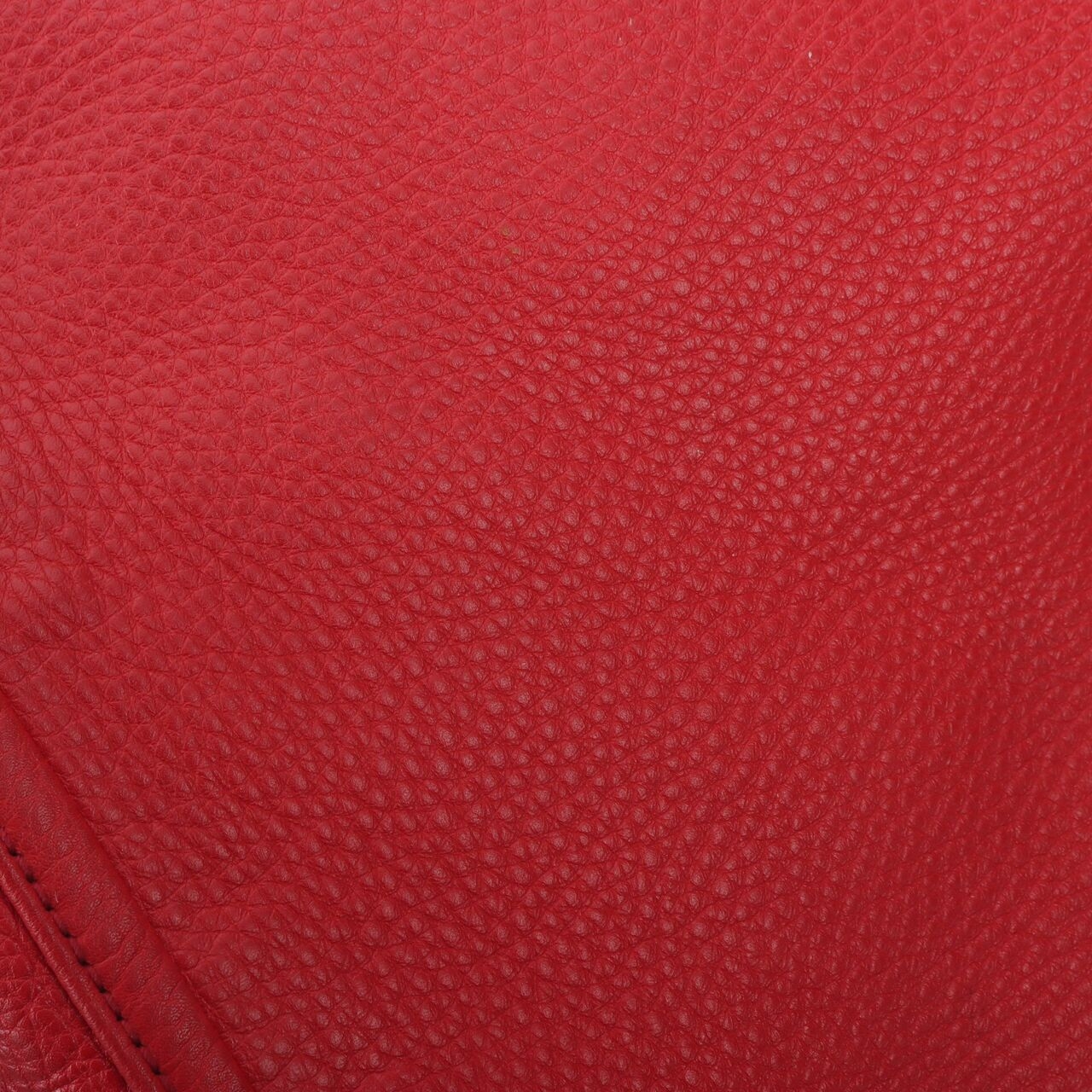 Gucci Soho Red Leather Large Hobo Handbag