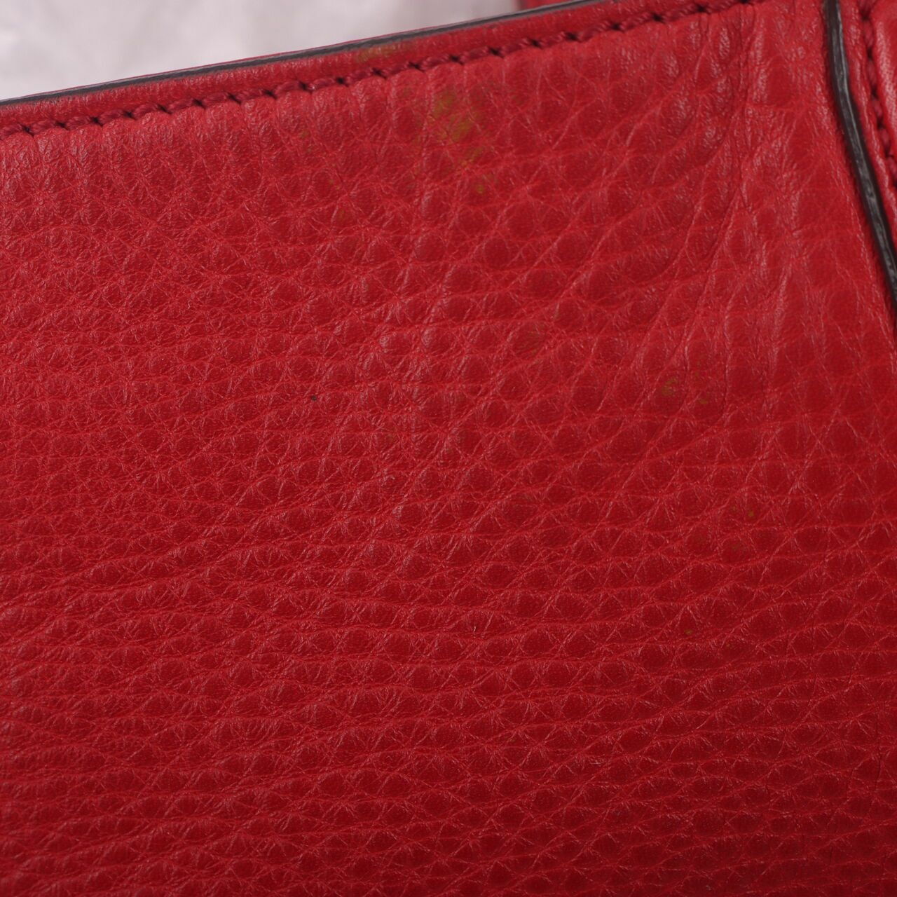 Gucci Soho Red Leather Large Hobo Handbag