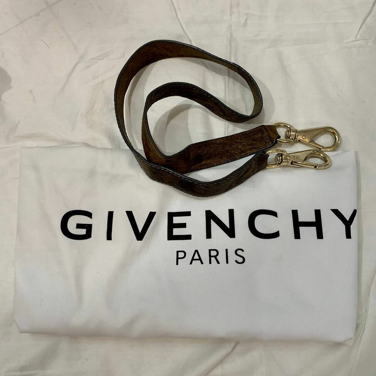 Givenchy Grey Lambskin Pandora Medium Bag