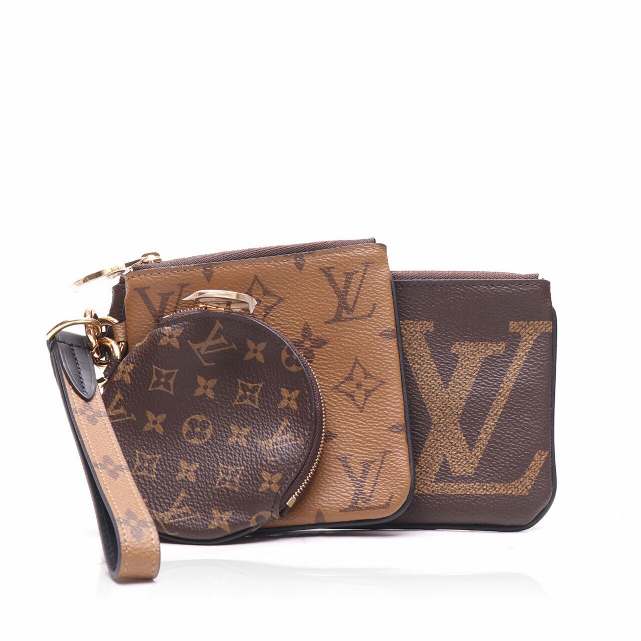 Louis Vuitton Trio Monogram Pouch