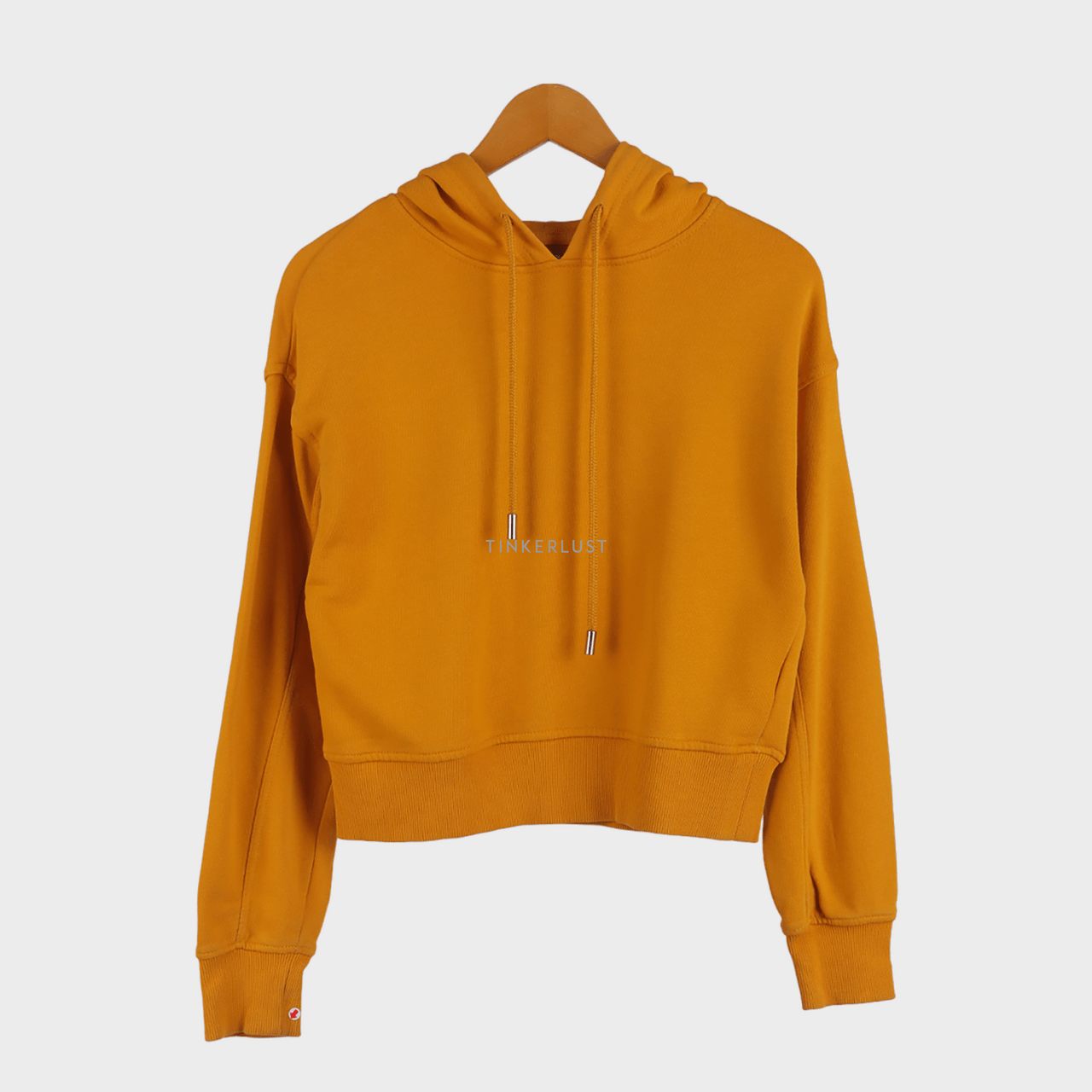 Bershka Mustard Hoodie Sweater