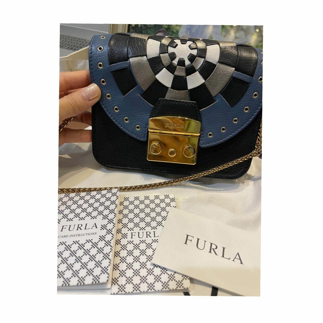 Furla Metropolis Mini Multi Color Limited Edition