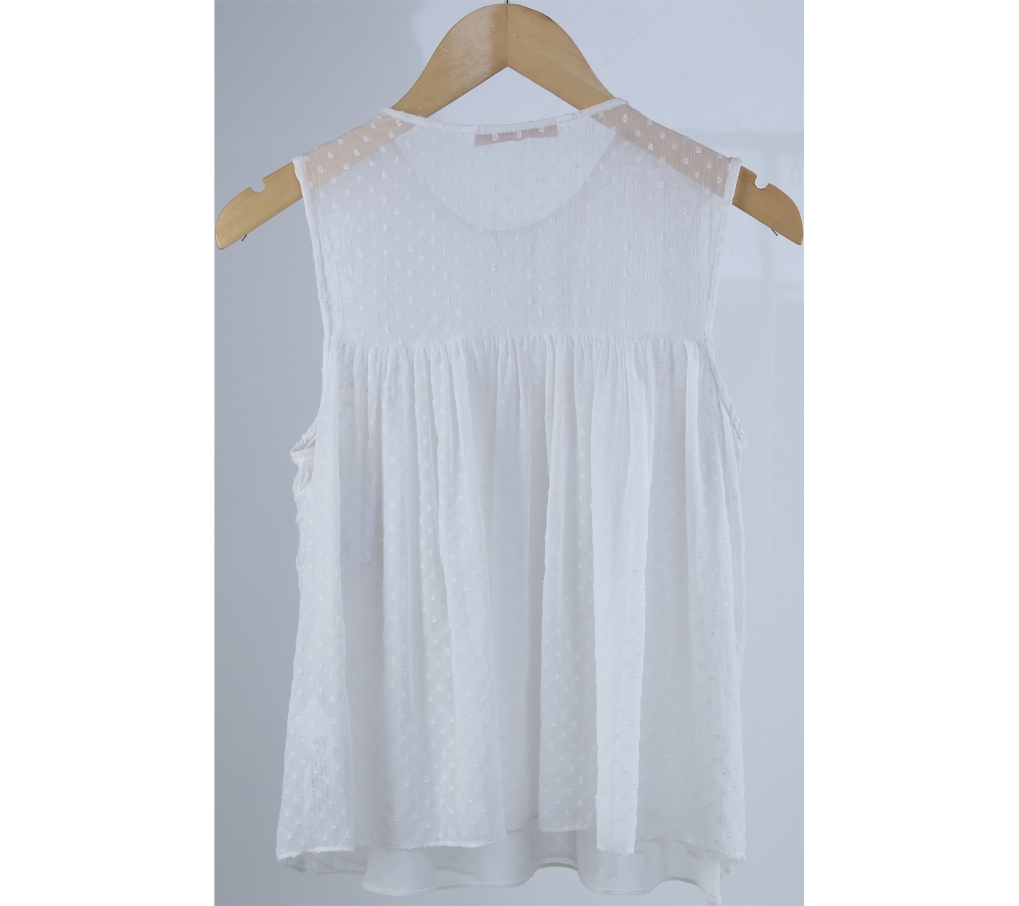 Zara Off White Sleeveless