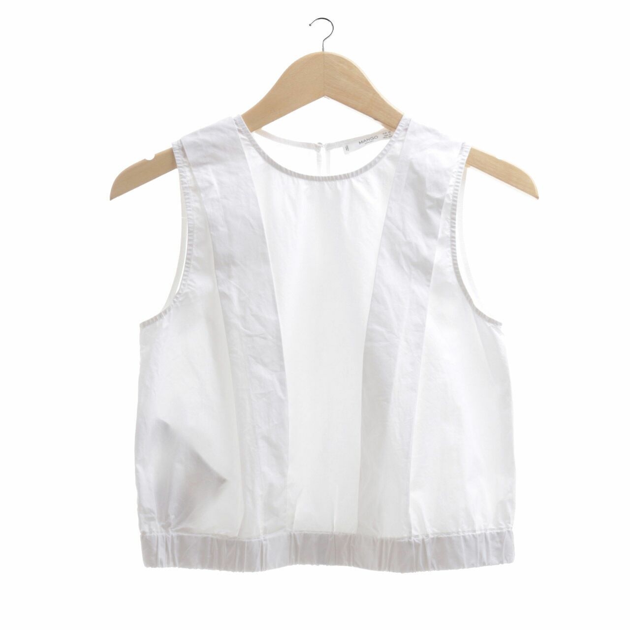 Mango Off White Sleeveless