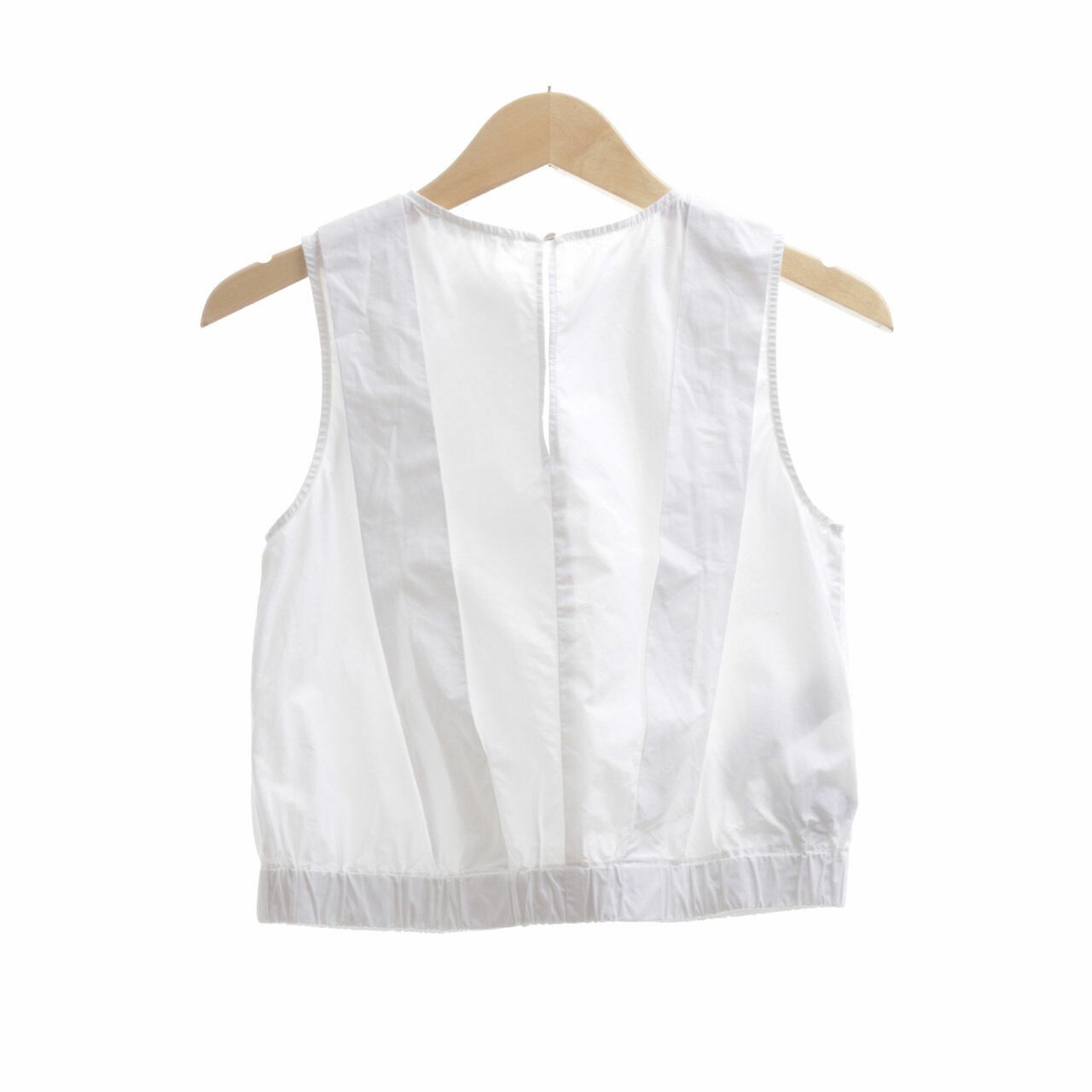 Mango Off White Sleeveless