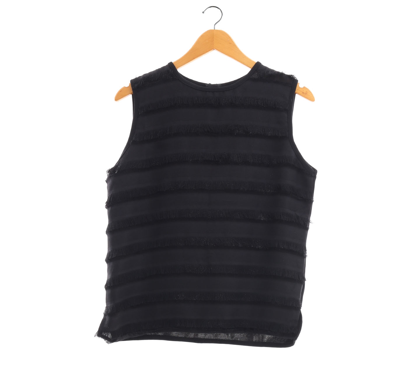 Chocochips Black Fringe Sleeveless