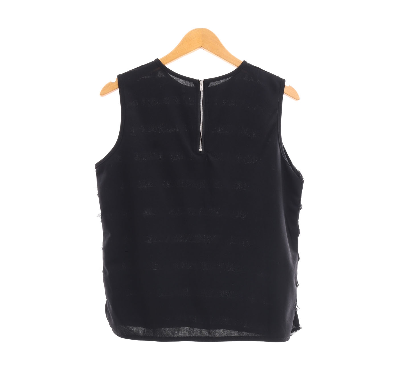 Chocochips Black Fringe Sleeveless