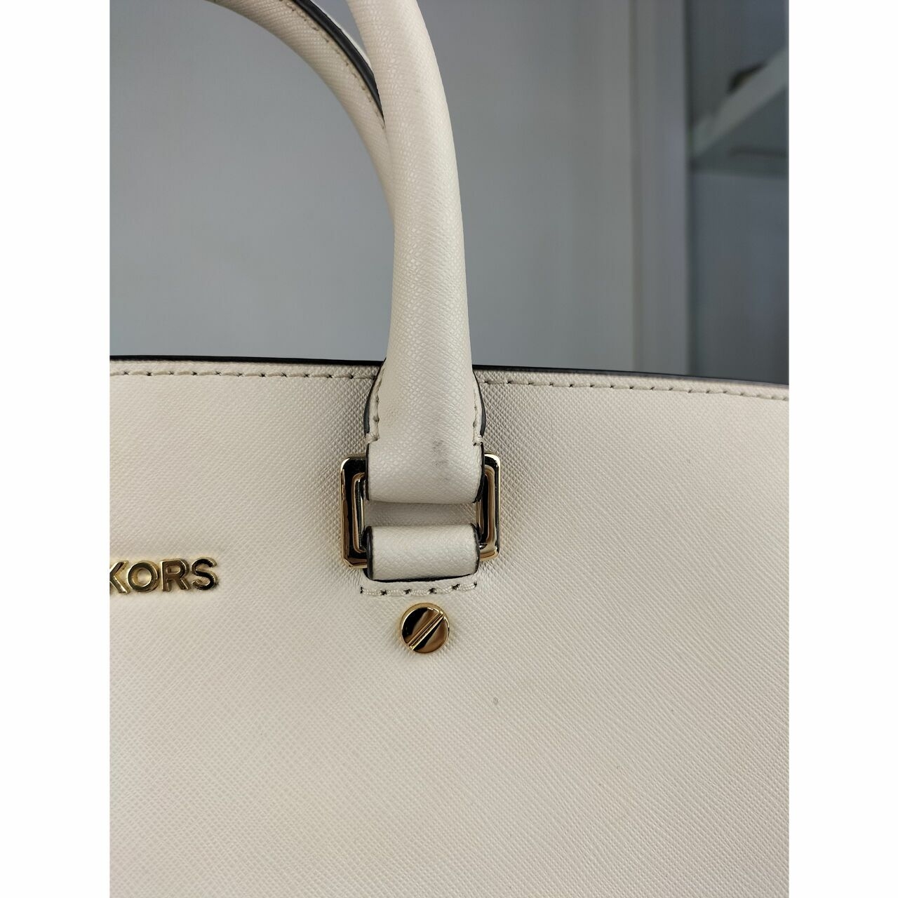 Michael Kors Selma Tote Large in White 