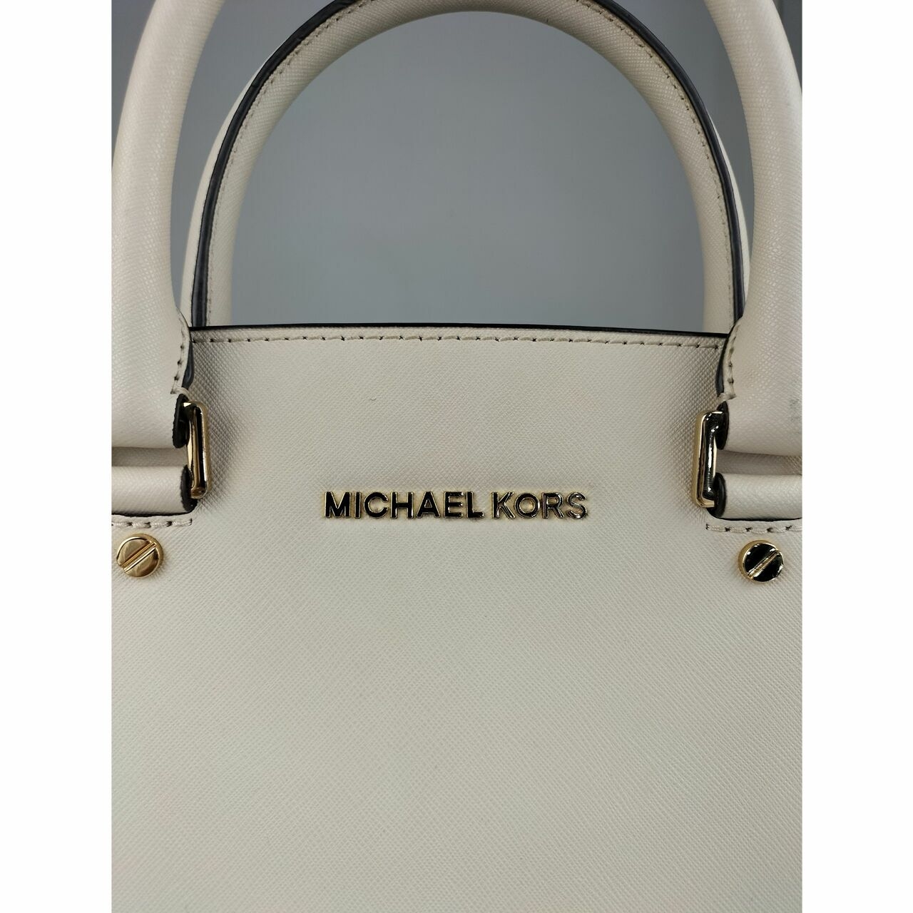 Michael Kors Selma Tote Large in White 