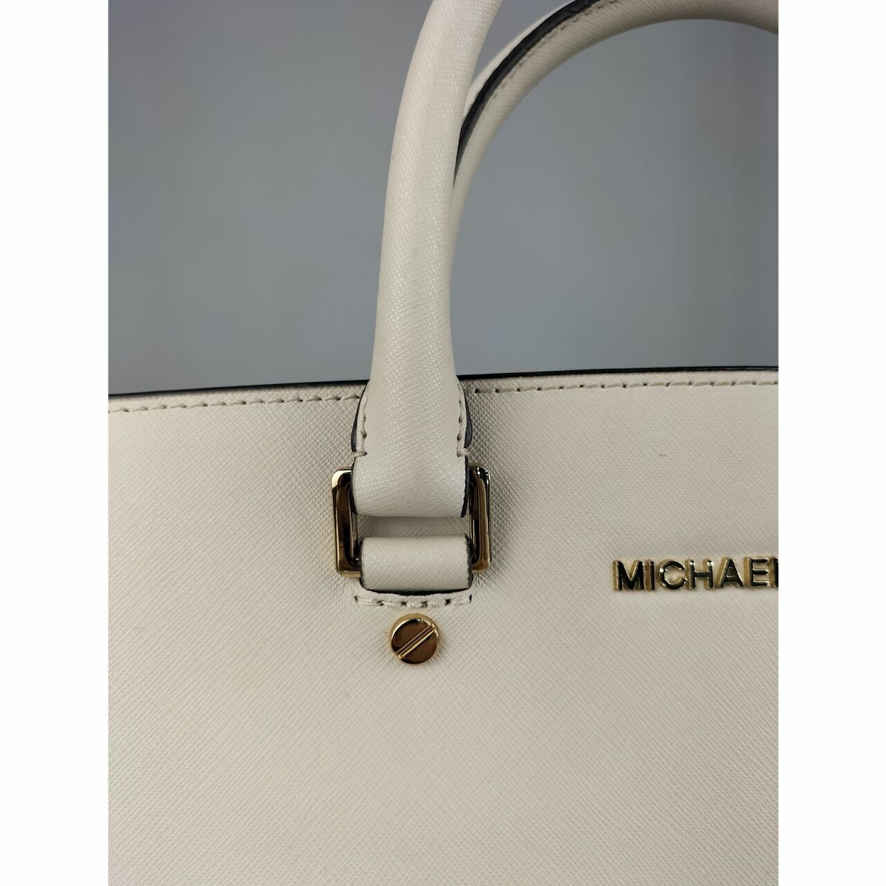 Michael Kors Selma Tote Large in White 