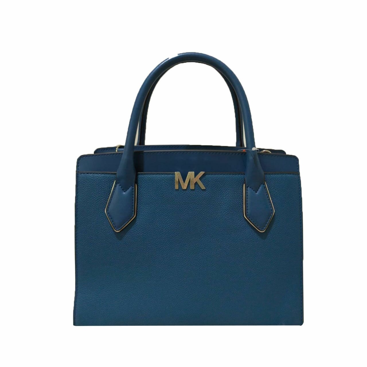 Michael Kors Montgomery Large Satchel Leather Dark Chambray Satchel Bag