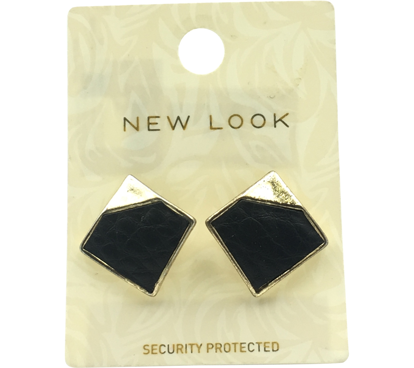 New Look Black & Gold Earrings	