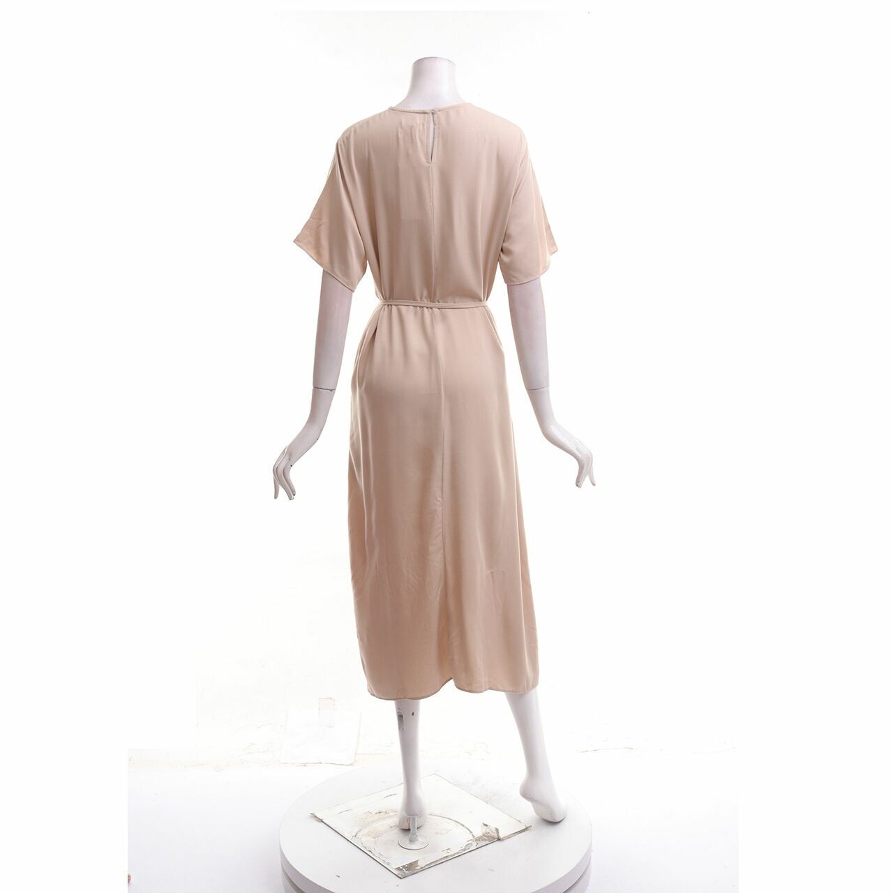 Pafon Nude Midi Dress