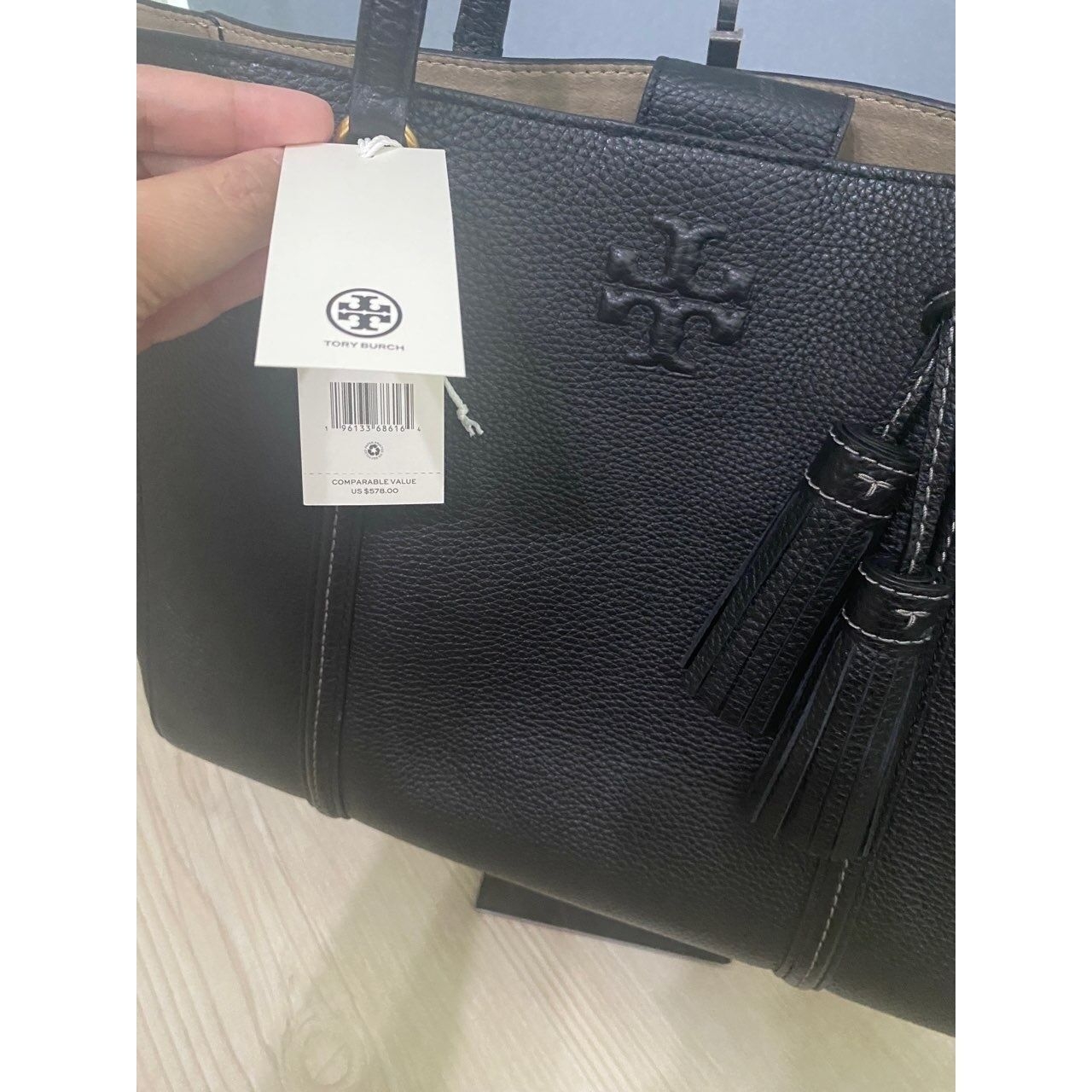 Tory Burch Black Tote Bag