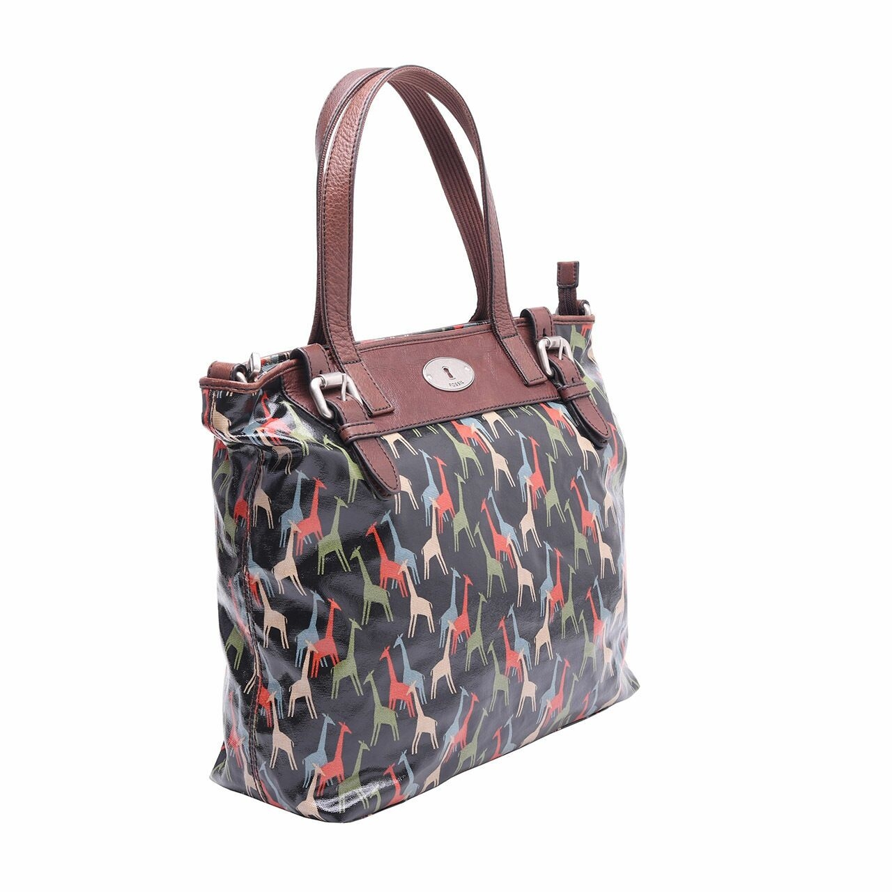 Fossil Multi Color Vintage Key Per Tasche Patterned Tote Bag