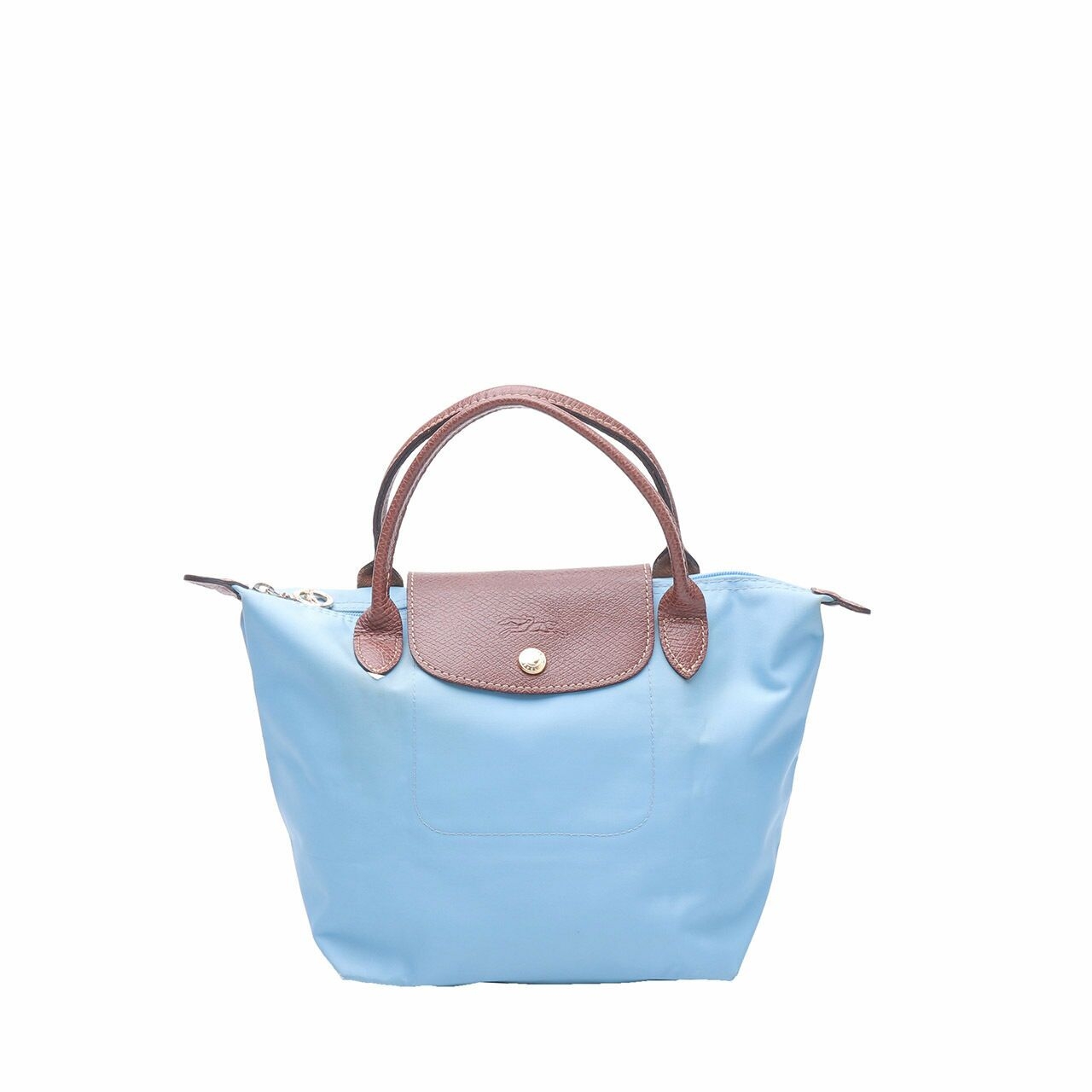 Longchamp Le Pliage Small Light Blue Tote Bag