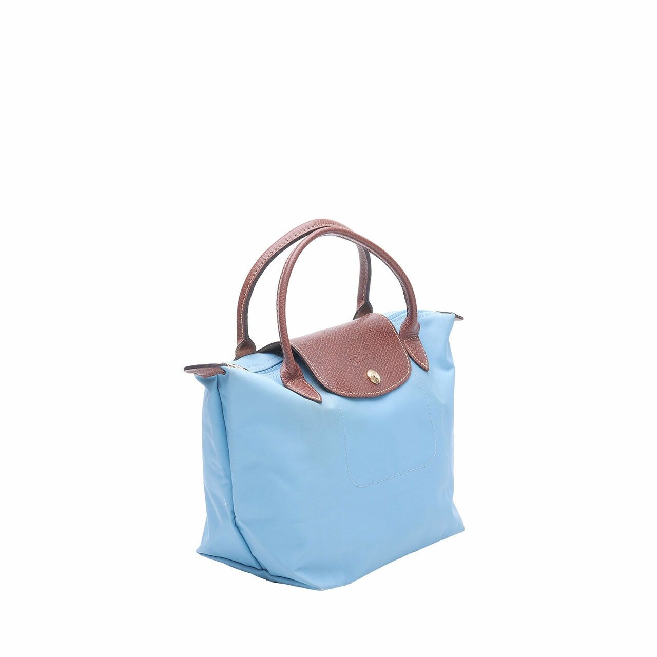 Longchamp Le Pliage Small Light Blue Tote Bag