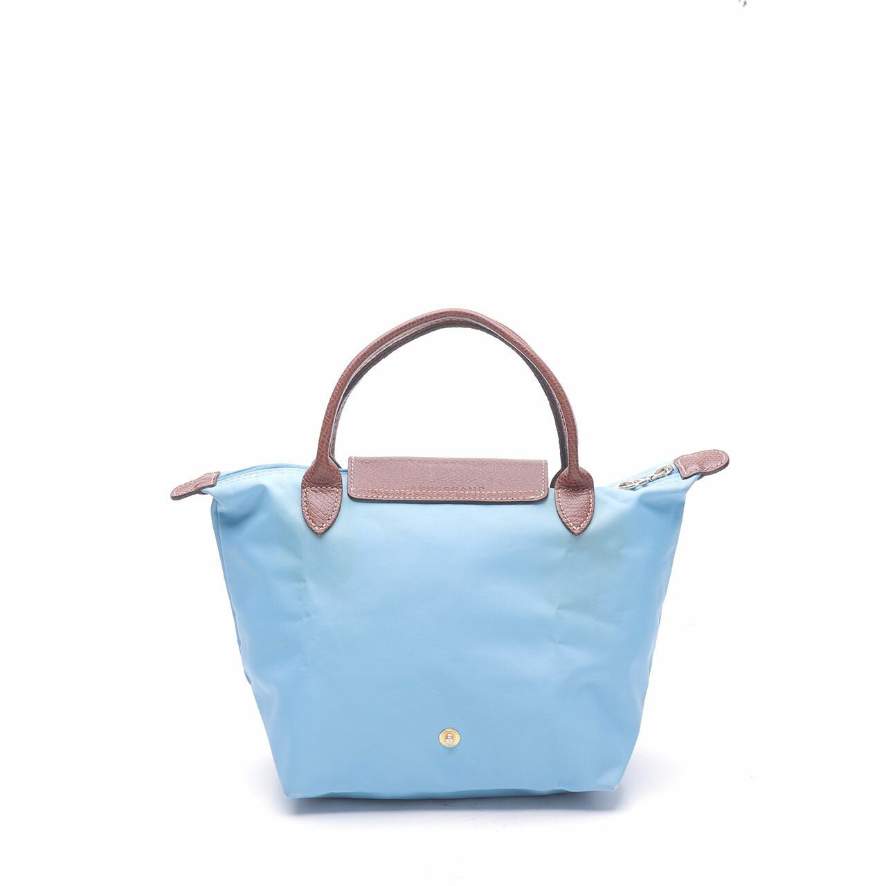 Longchamp Le Pliage Small Light Blue Tote Bag